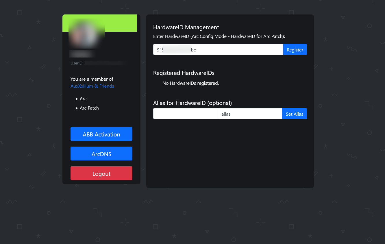 Register HardwareID